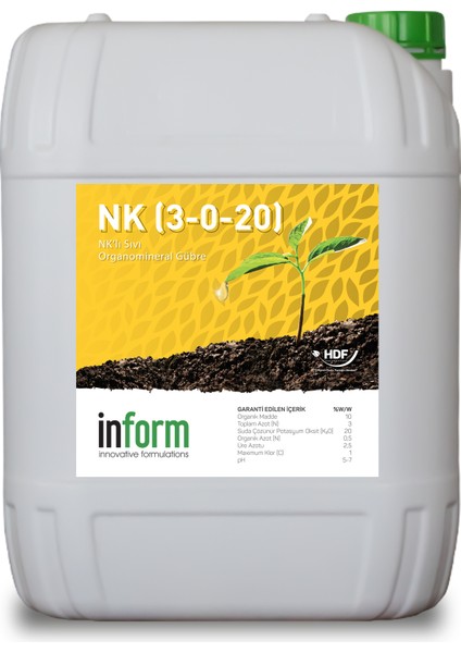 Gübre Nk 3-0-20 20 Lt