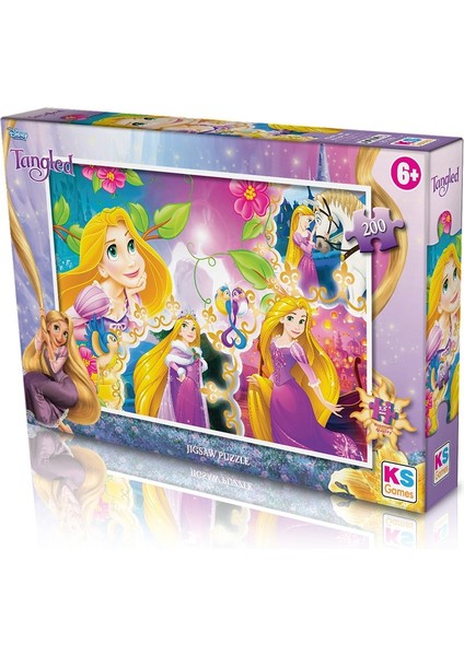 Disney Rapunzel (Tangled) Lisanslı Kutulu Puzzle/yapboz 200 Parça