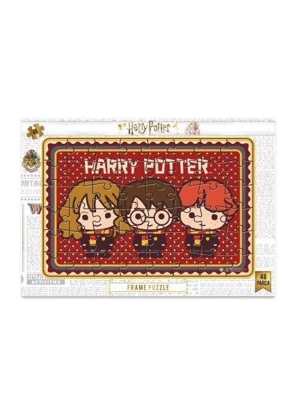 Laço Kids Harry Potter 48 Parça Lisanslı Frame Puzzle/yapboz