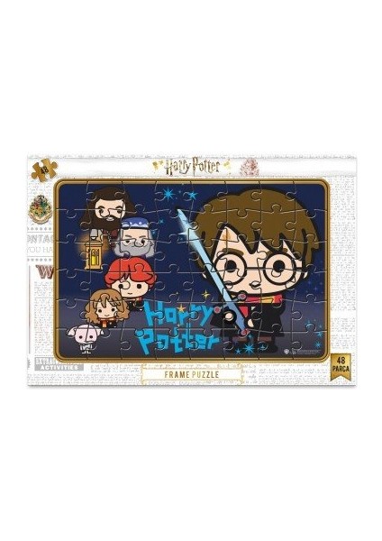Harry Potter 48 Parça Lisanslı Frame Puzzle/yapboz