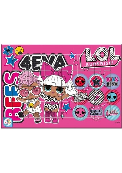 Lol Bebekler Surprise 48 Parça Lisanslı Frame Puzzle/yapboz