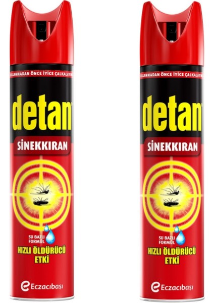 Sinekkıran Su Bazlı Aeresol 275 ml x 2 Adet