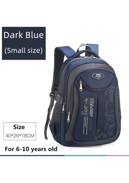 Su Geçirmez Çocuk Okul Çantası Genç Kız Erkek Sırt Çantası Büyük Kapasiteli Eğlence Sırt Çantası (Yurt Dışından)