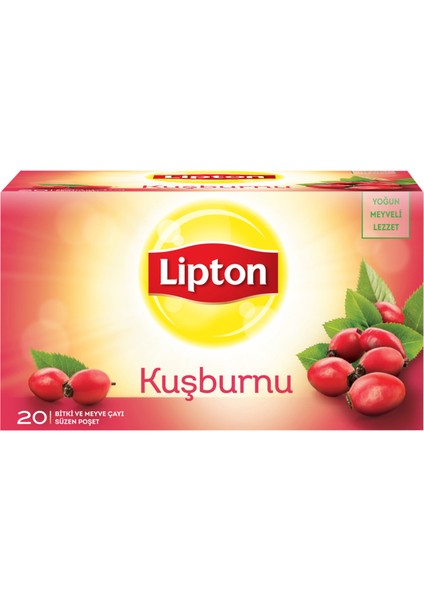 Kuşburnu Bardak Poşet Bitki Çayı 20'li x 3