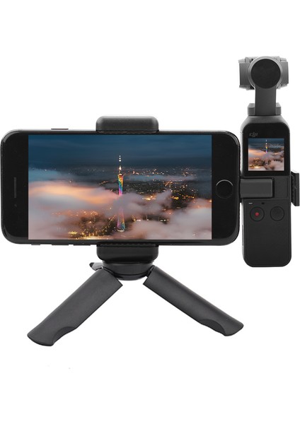 Djı Osmo Pocket/pocket 2 Telefon Klipsi Tutucu Gimbal Kamera Aksesuarları Için Cep Telefonu Emniyete Alma Klipsi Montaj Masaüstü Tripod