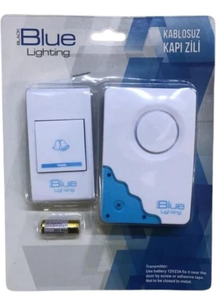 Blue Light Kablosuz Uzaktan Kumandalı Kapı Zili