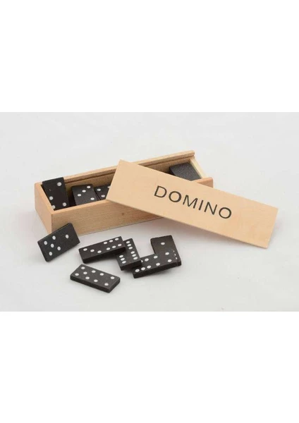 Ahşap Kutulu Domino