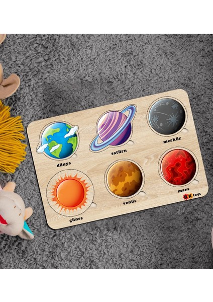 Toys Çocuklar Için 4’lü Ahşap Figürlü Eğitici-Öğretici Yapboz Puzzle-3 modelleri