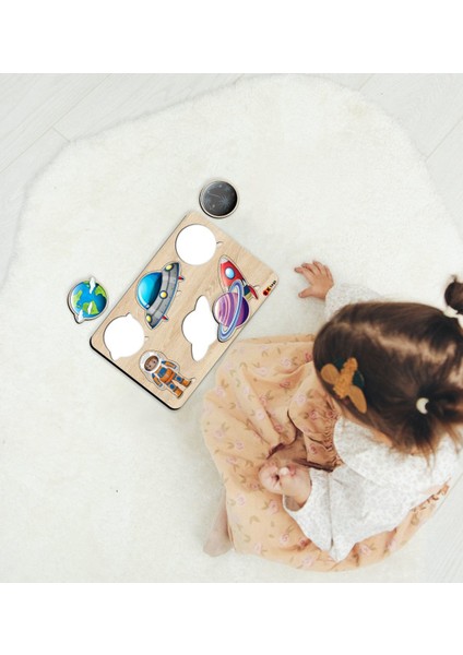 Toys Çocuklar Için Ahşap Figürlü Eğitici-Öğretici Yapboz Puzzle-15 fırsatları