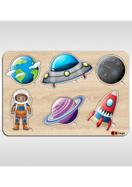 Toys Çocuklar Için Ahşap Figürlü Eğitici-Öğretici Yapboz Puzzle-15 indirimleri