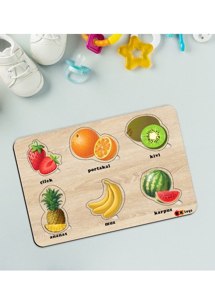 Toys Çocuklar Için Ahşap Figürlü Eğitici-Öğretici Yapboz Puzzle-2 modelleri