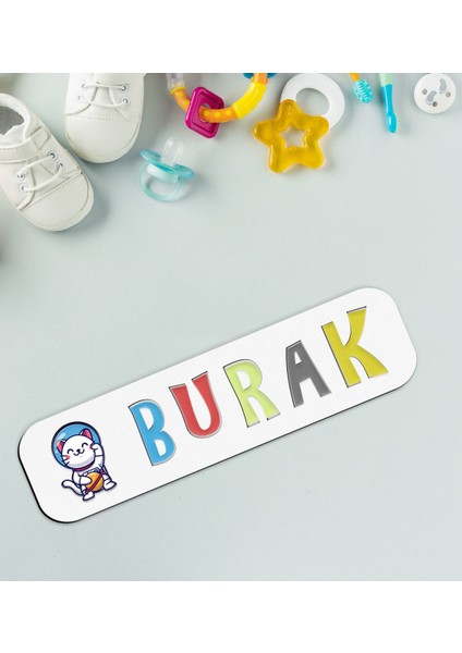Toys Çocuklara Özel Isimli Figürlü Ahşap Eğitici Yapboz Puzzle-28