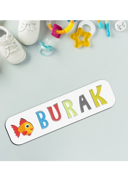 Toys Çocuklara Özel Isimli Figürlü Ahşap Eğitici Yapboz Puzzle-24
