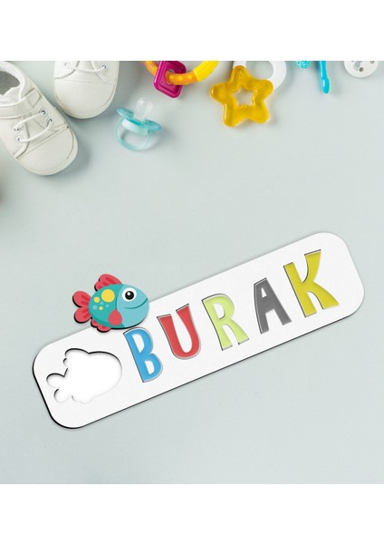 Toys Çocuklara Özel Isimli Figürlü Ahşap Eğitici Yapboz Puzzle-9