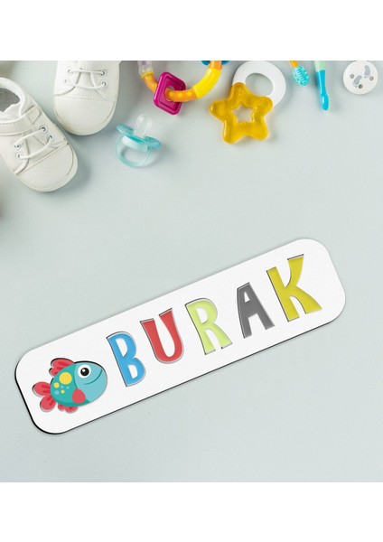 Toys Çocuklara Özel Isimli Figürlü Ahşap Eğitici Yapboz Puzzle-9 fırsatları