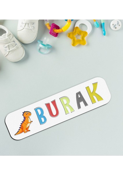 Toys Çocuklara Özel Isimli Figürlü Ahşap Eğitici Yapboz Puzzle-13