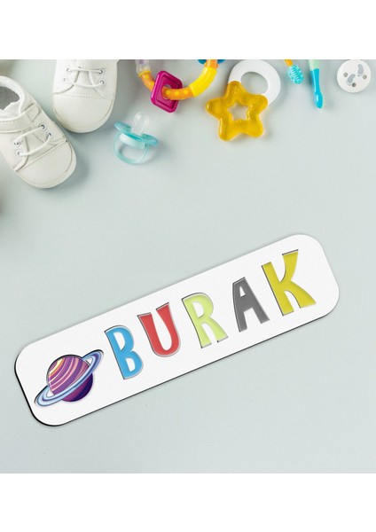 Toys Çocuklara Özel Isimli Figürlü Ahşap Eğitici Yapboz Puzzle-10