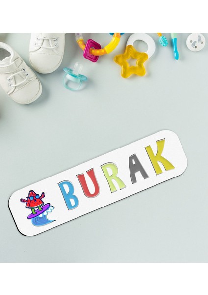 Toys Çocuklara Özel Isimli Figürlü Ahşap Eğitici Yapboz Puzzle-5
