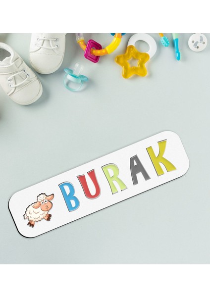 Toys Çocuklara Özel Isimli Figürlü Ahşap Eğitici Yapboz Puzzle-2