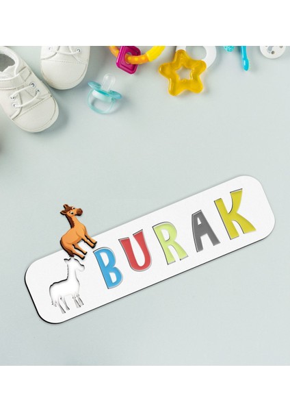 Toys Çocuklara Özel Isimli Figürlü Ahşap Eğitici Yapboz Puzzle-4