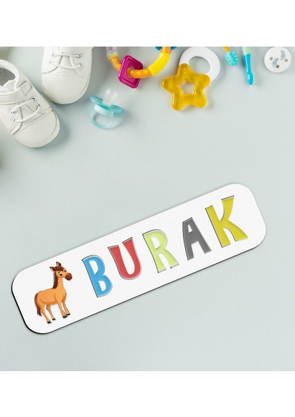 Toys Çocuklara Özel Isimli Figürlü Ahşap Eğitici Yapboz Puzzle-4
