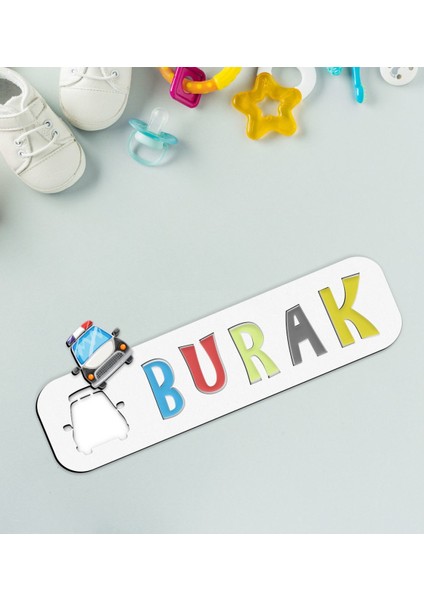 Toys Çocuklara Özel Isimli Figürlü Ahşap Eğitici Yapboz Puzzle-3