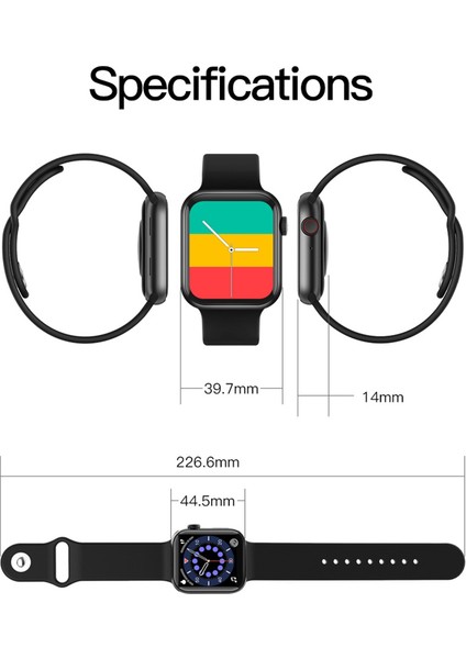T500 + 1.75 Inç IPS Ekran IP67 Su Geçirmez Akıllı Izle, Stil: Spor Düğmesi Kayışı Kırmızı