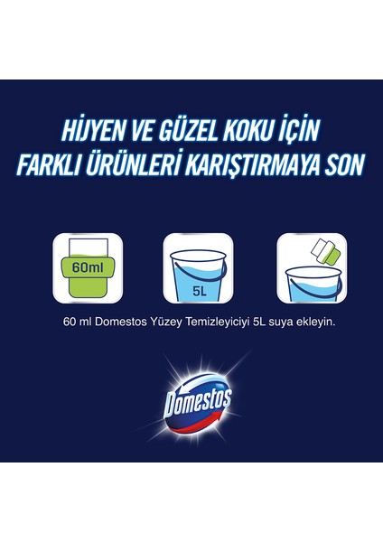 Yüzey Temizleyici Okyanus Maksimum Hijyen Tüm Yüzeyler için Yüzey Temizleyici 1500 ML