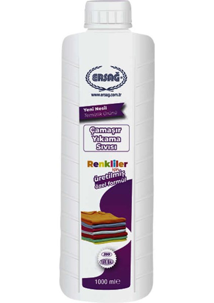 Çamaşır Yıkama Sıvısı (Beyazlar + Siyahlar + Renkliler) 1000 ml x 3