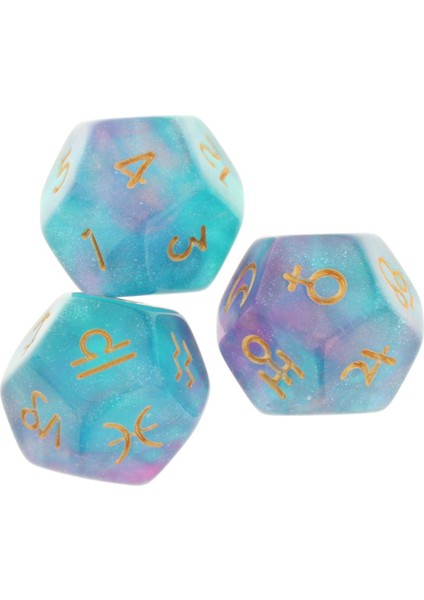 3 Zar Set Polyhedral Rpg Dnd Zindanlar Dragons Pathfinder Casino Propser Bukalemun (Yurt Dışından)