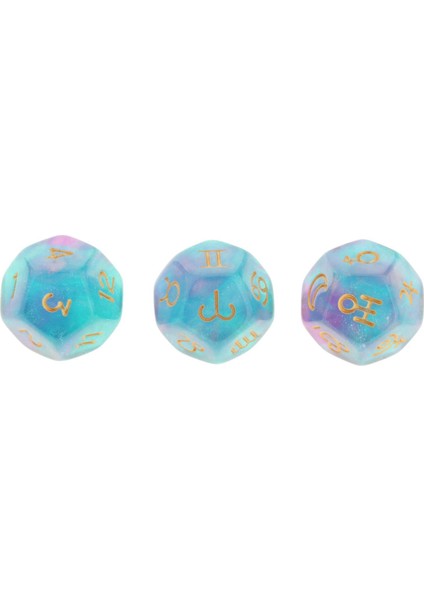 3 Zar Set Polyhedral Rpg Dnd Zindanlar Dragons Pathfinder Casino Propser Bukalemun (Yurt Dışından)