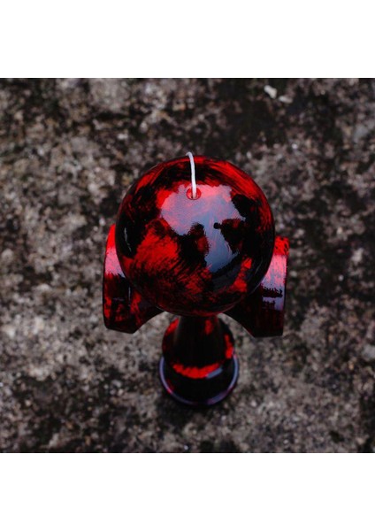 Kendama Boya Ahşap Oyuncak Topu Dize ile Dayanıklı Ahşap Yetişkin El ve Göz Koordinasyonu - Kırmızı (Yurt Dışından) modelleri