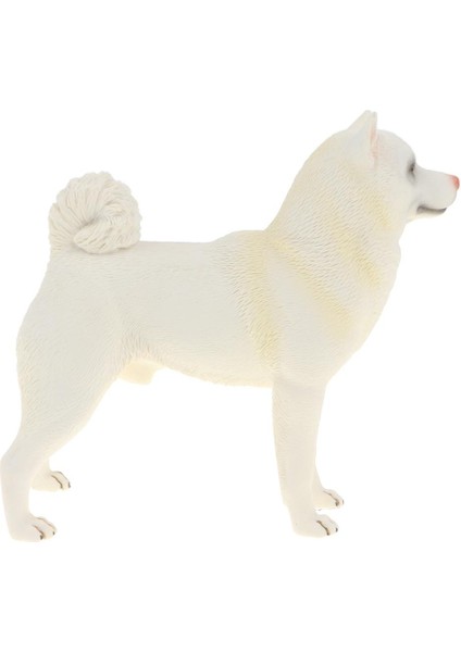 Plastik Hayvan Şekil Bull Terrier Bully Pitbull Shiba Inu Köpek Modeli Playset Oyuncak (Yurt Dışından)