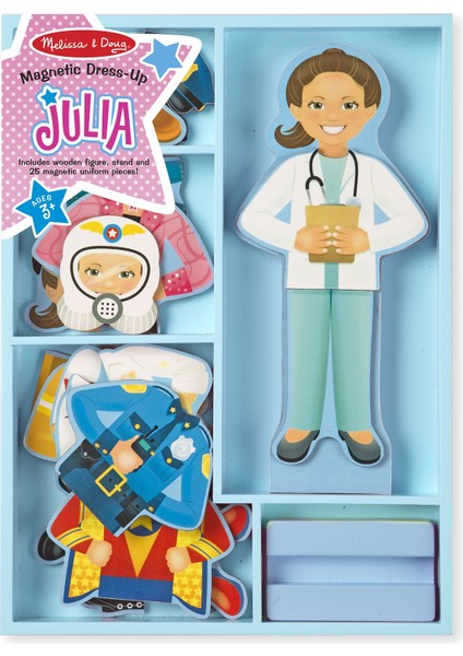 Melissa And Doug Ahşap Mıknatıslı Giydirme - Julia