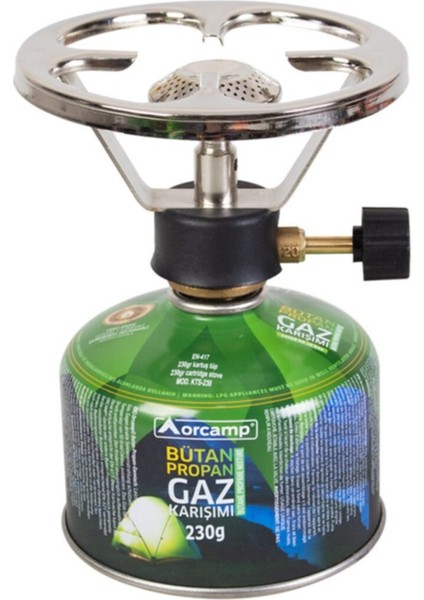 Siboblu Kartuş Portatif Kamp Ocak Seti K192-KTS230