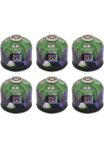 Orgaz KTS-230 Gaz Kartuşu 6'lı Set