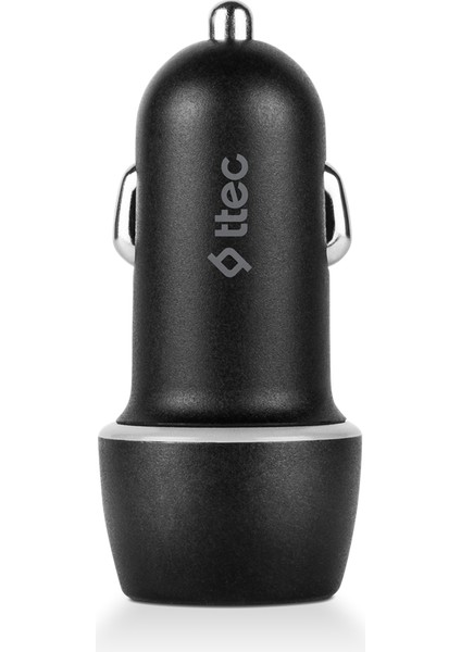 2CKS20LS Ttec Smartcharger 2.1A Araç Sarj Aleti+Lightning Kablo Siyah