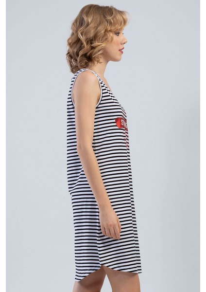 Pamuklu Genıs Askılı Gecelik modelleri