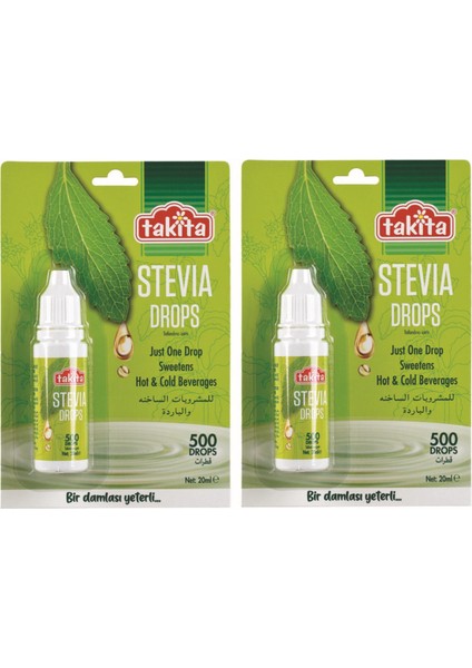 Stevia Drops 20 ml x 2