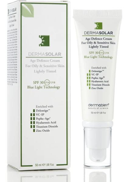 Dermasolar® Oily & Sensitive Skin (Yağlı ve Hassas Ciltler Için) Lightly Tinted 50ML