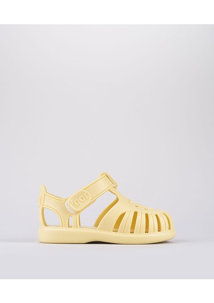 Tobby Solid Çocuk Sarı Sandalet