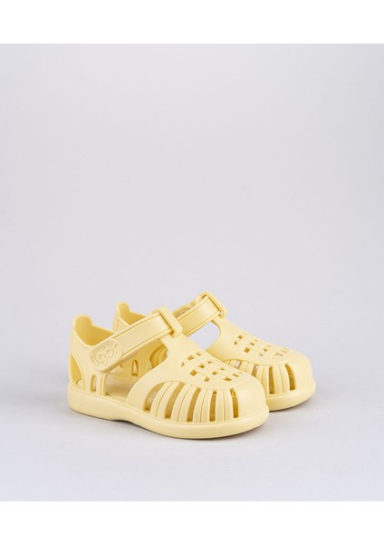 Tobby Solid Çocuk Sarı Sandalet