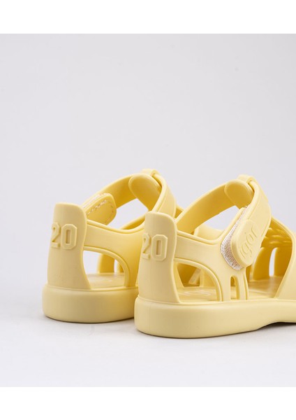 Tobby Solid Çocuk Sarı Sandalet