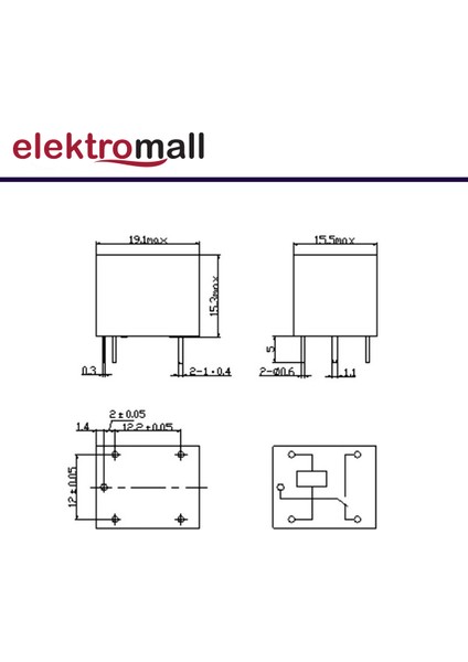 SRD-24VDC-SL-C - 24V Role 10A 5pin (1 Adet)