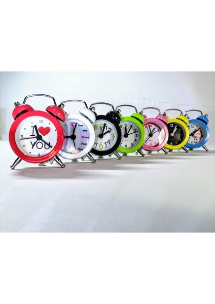 Analog Metal Mini Çalar Saat (Yeşil) fiyatları