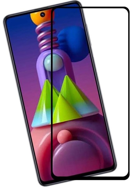 Samsung Galaxy M51 5d Cam Tam Kaplayan Ekran Koruyucu Temperli Cam modelleri
