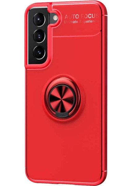 Samsung Galaxy S22 Plus Kılıf Kickstand Ring Holder Kırmızı fiyatları