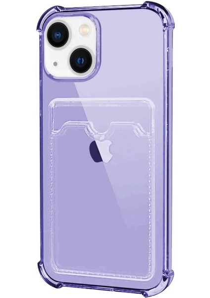 Apple iPhone 13 Card Slot Shock Kılıf Lila fiyatları