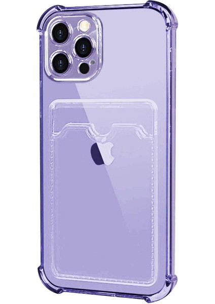 Apple iPhone 12 Pro Card Slot Shock Kılıf Lila fiyatları