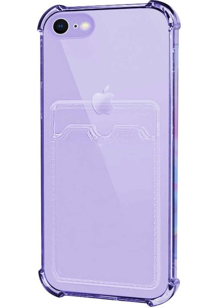 Apple iPhone 7 Card Slot Shock Kılıf Lila fiyatları